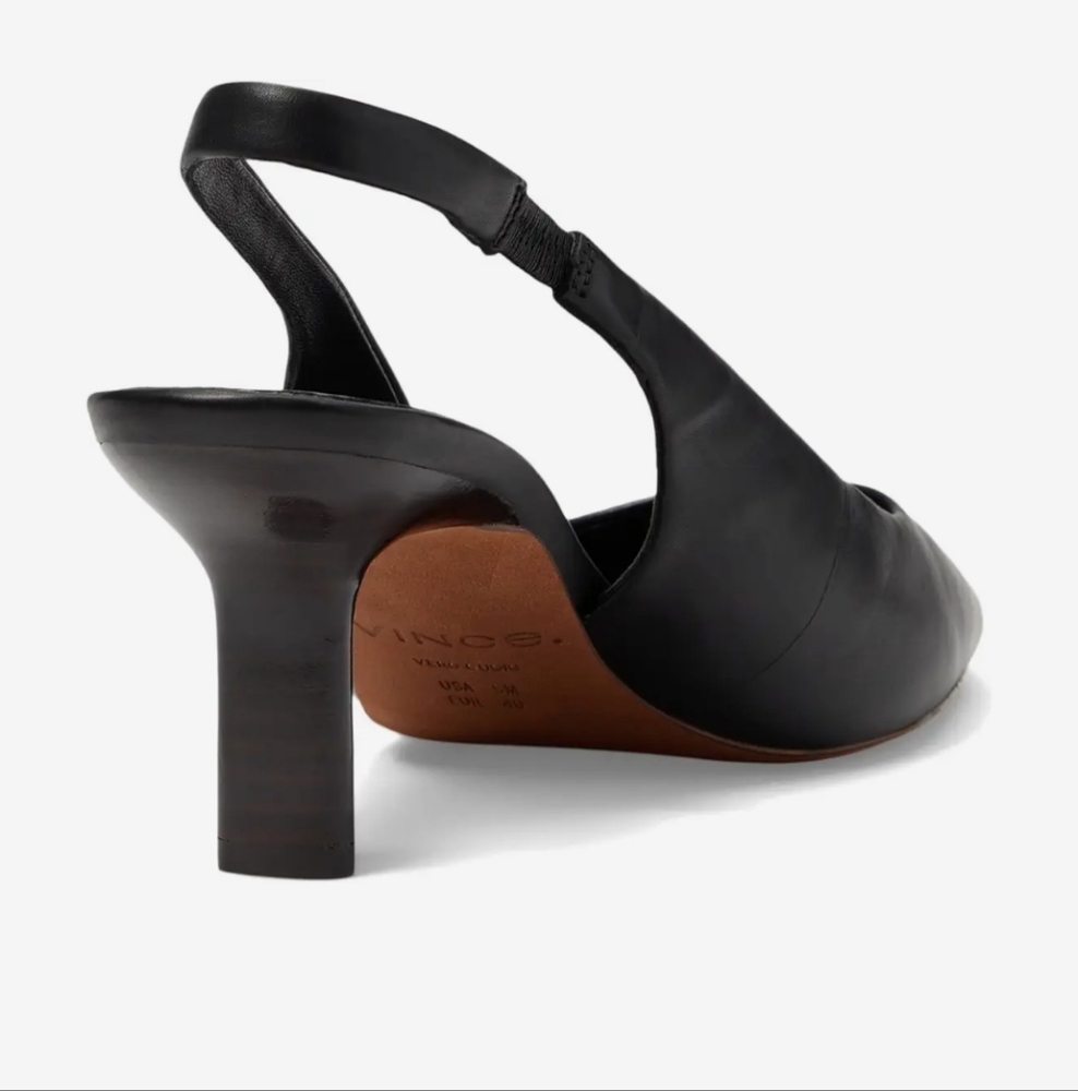 NIB Vince 'Patrice' Leather Slingback Heel - Picture 6 of 17
